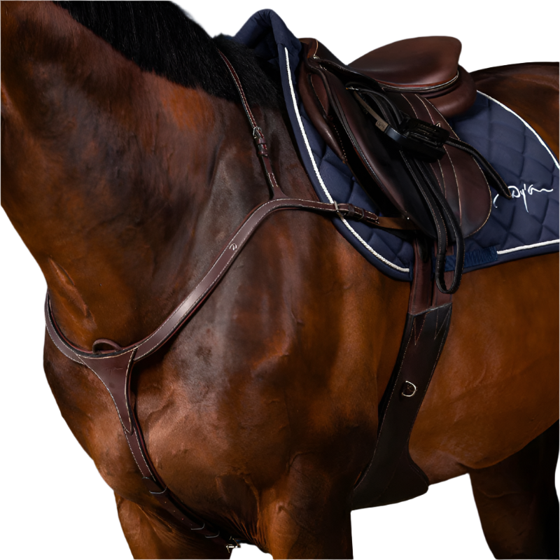 Dyon - Long Bridge Hunting Breastplate US Collection brown | - Ohlala
