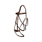Dyon - Hybrid bridle noseband D Collection havana | - Ohlala