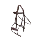 Dyon - Hybrid bridle noseband New English Collection havana | - Ohlala