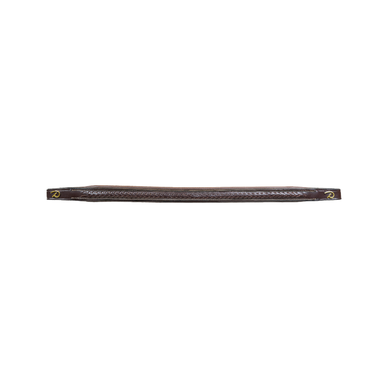 Dyon - Straight braided browband D Collection brown | - Ohlala