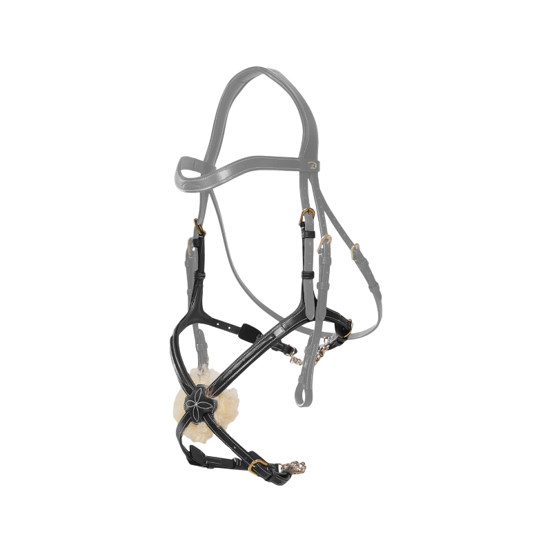 Dyon - Figure-8 Chain Noseband D Collection Black | - Ohlala