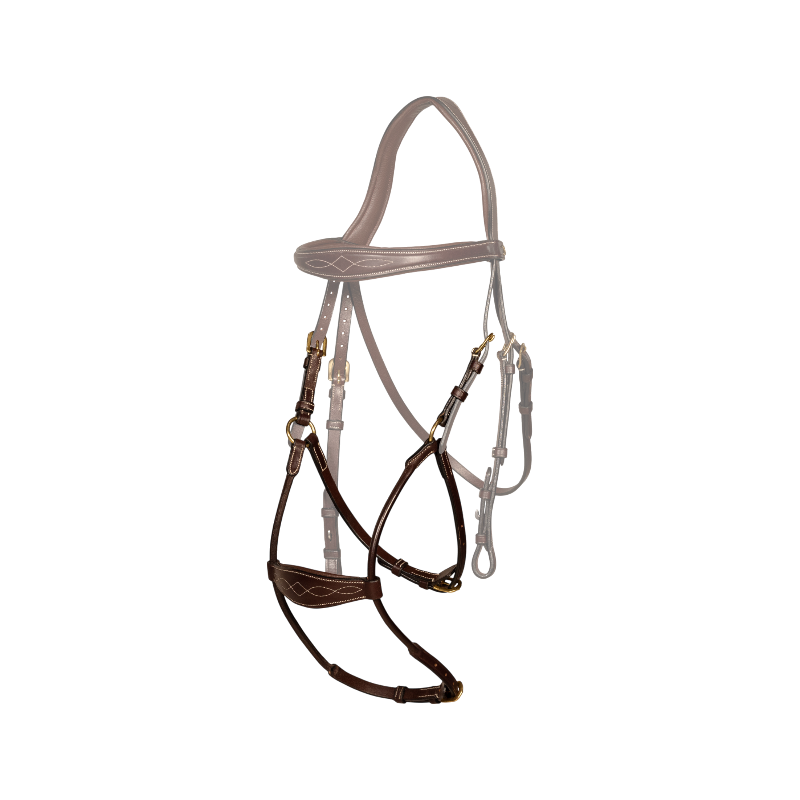 Dyon - Hybrid noseband D Collection havana | - Ohlala