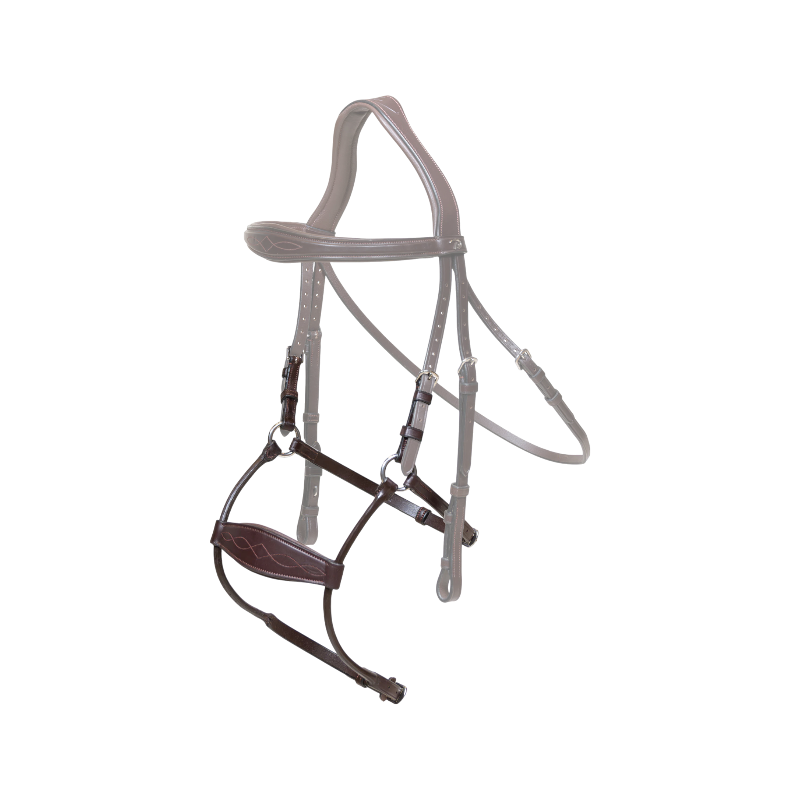 Dyon - Hybrid noseband New English Collection havana | - Ohlala