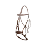 Dyon - Hybrydowy noseband elastyczny D Collection havana | - Ohlala