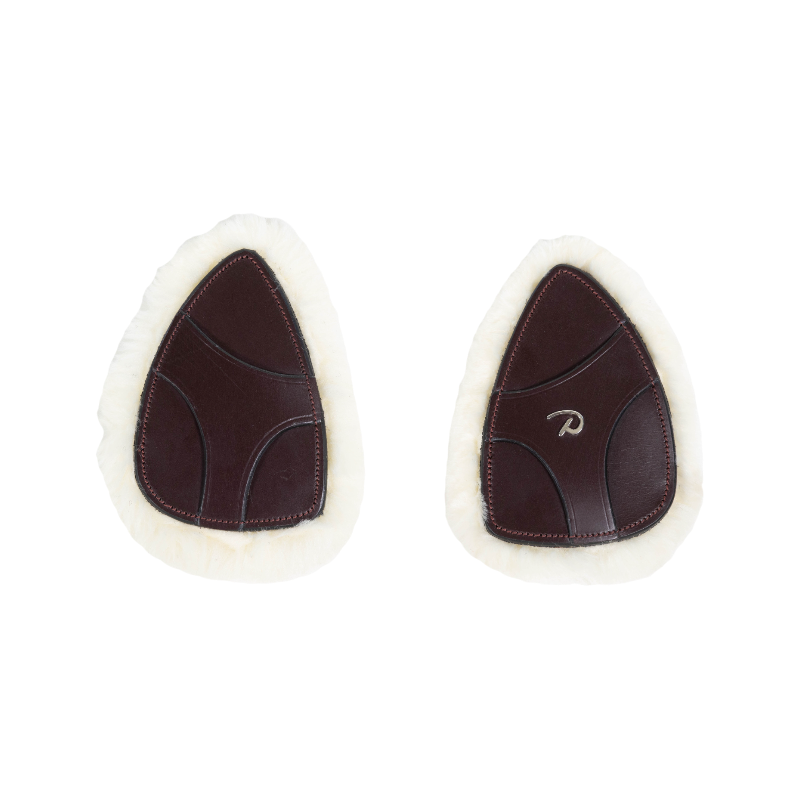 Dyon - Vegan sheepskin 5-point breastplate protection pad New English Collection brown | - Ohlala