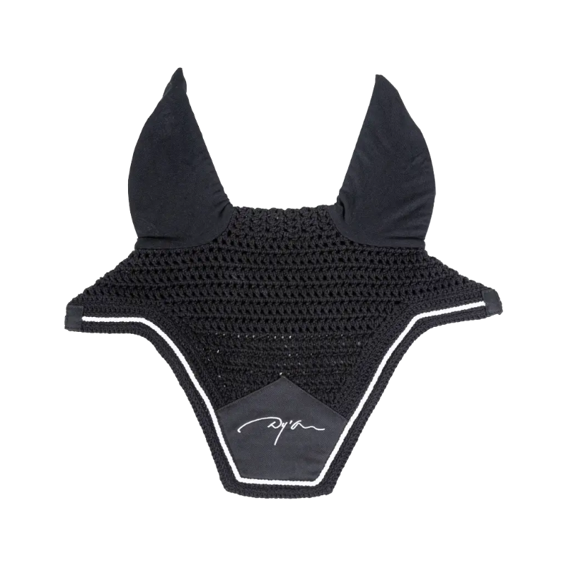 Dyon - Diamond Black Horse Ear Bonnet | - Ohlala