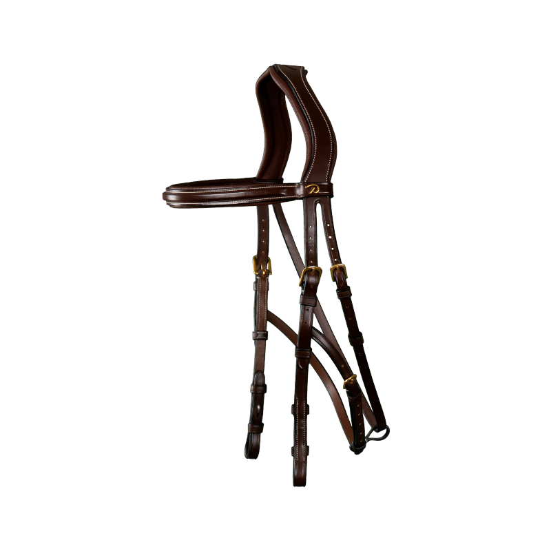 Dyon - Bridon hackamore D Collection havane | - Ohlala
