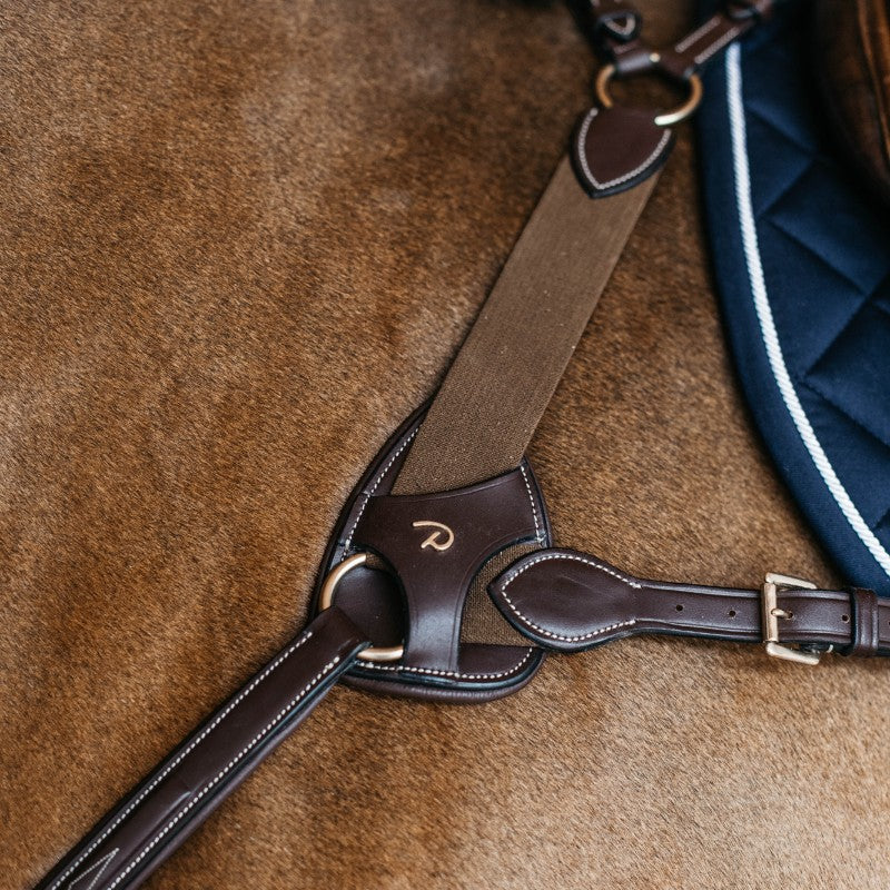 Dyon - 5-point elastic hunting breastplate D Collection brown | - Ohlala