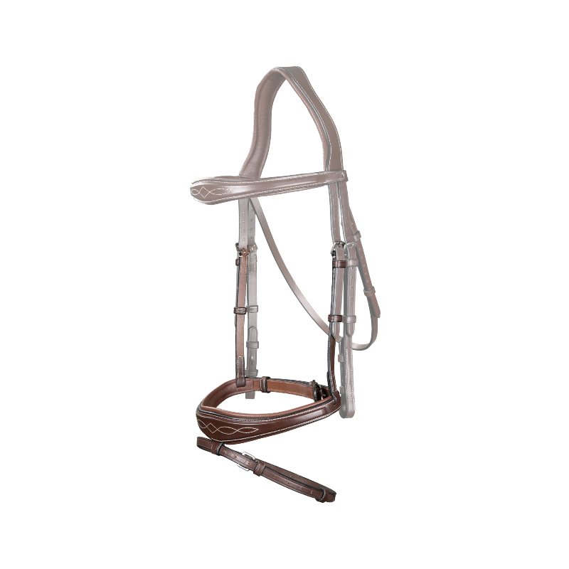 Dyon - Anatomic Combined Noseband US Collection Brown | - Ohlala