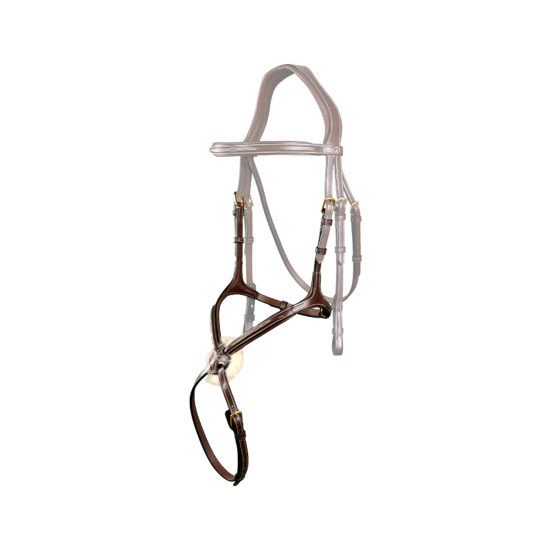 Dyon - Cross noseband D Collection brown | - Ohlala