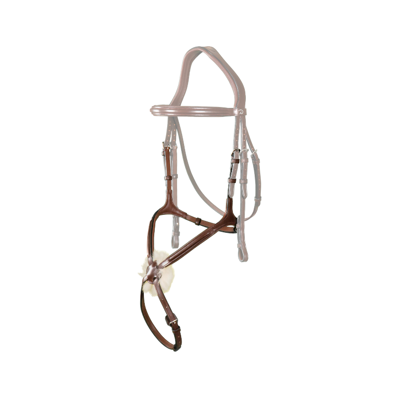 Dyon - Figure-eight noseband New English Collection brown | - Ohlala