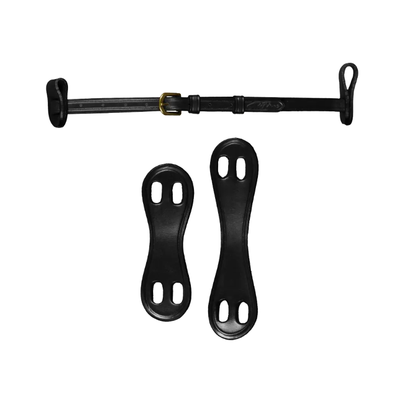 Dyon - 1/2 Noseband with 2 Removable Attachments D Collection Black | - Ohlala