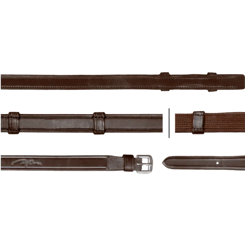 Dyon - Redini hunter grip con 7 fermaglie 5/8 (senza stopper) New English Collection marrone | - Ohlala