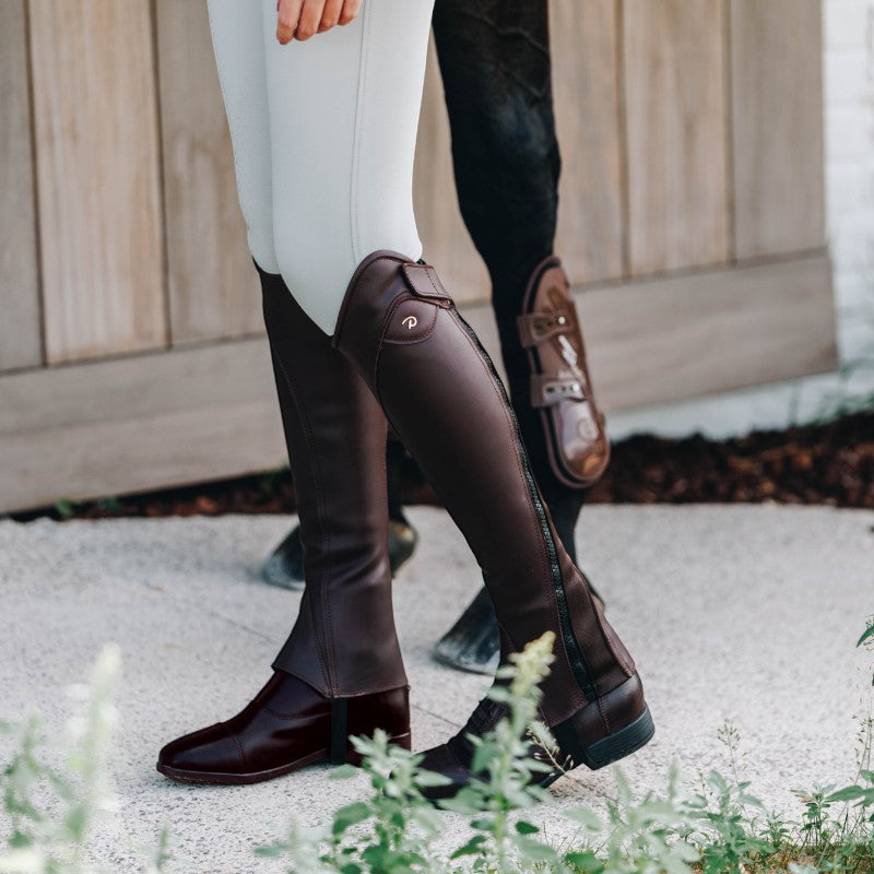 Mini-chaps Classic Confort brun | - Ohlala