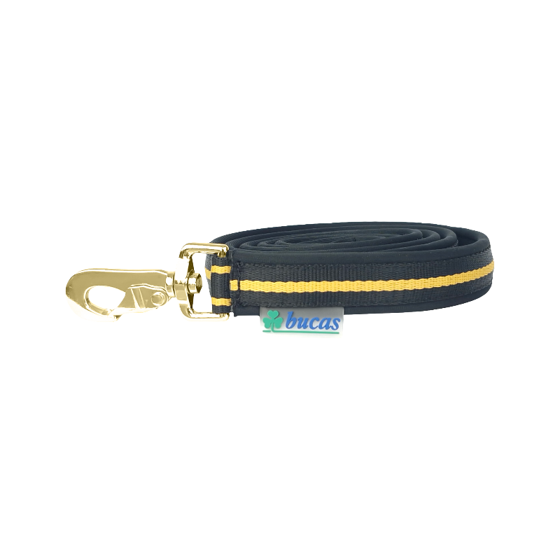 Bucas - Dublin Lead Rope Black/Gold