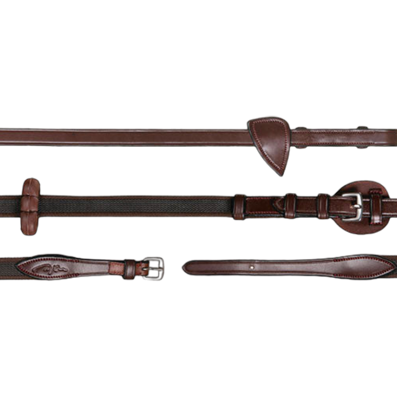 Dyon - Adjustable 5/8 reins New English Collection brown | - Ohlala