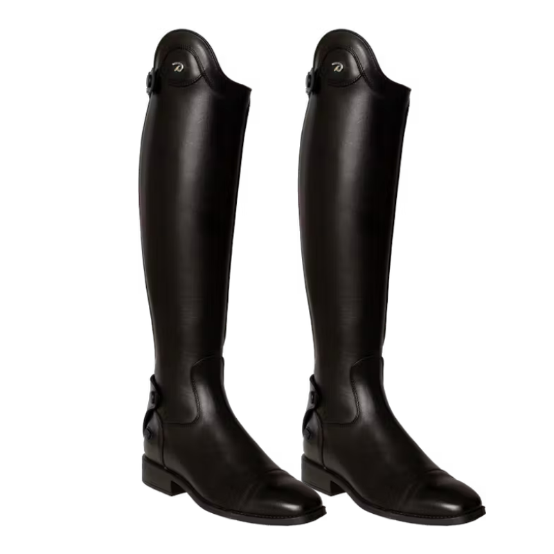 Dyon - Slim black riding boots 0 | - Ohlala