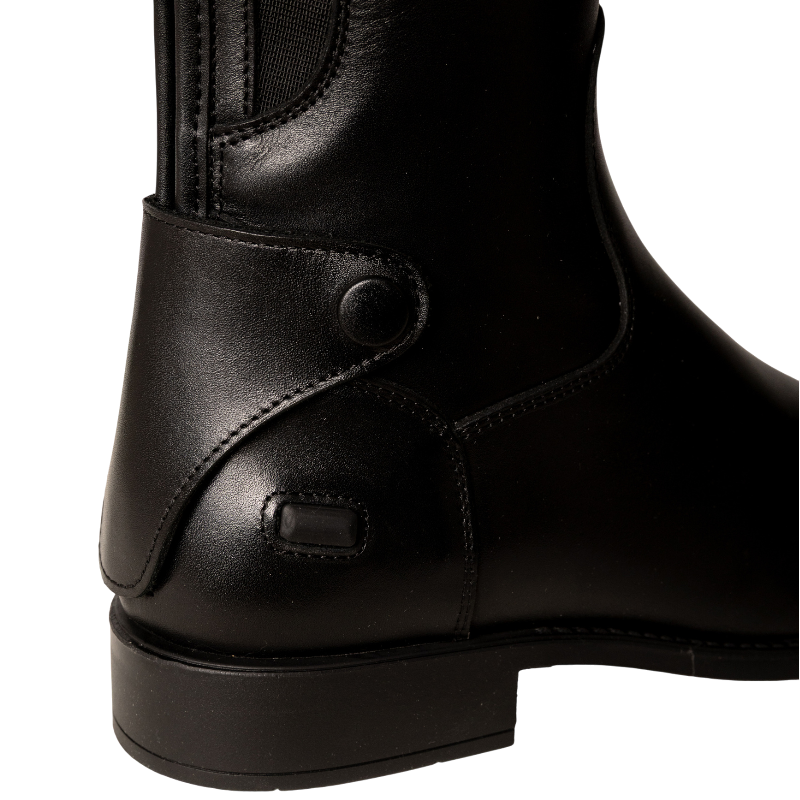 Dyon - Slim black riding boots 0 | - Ohlala