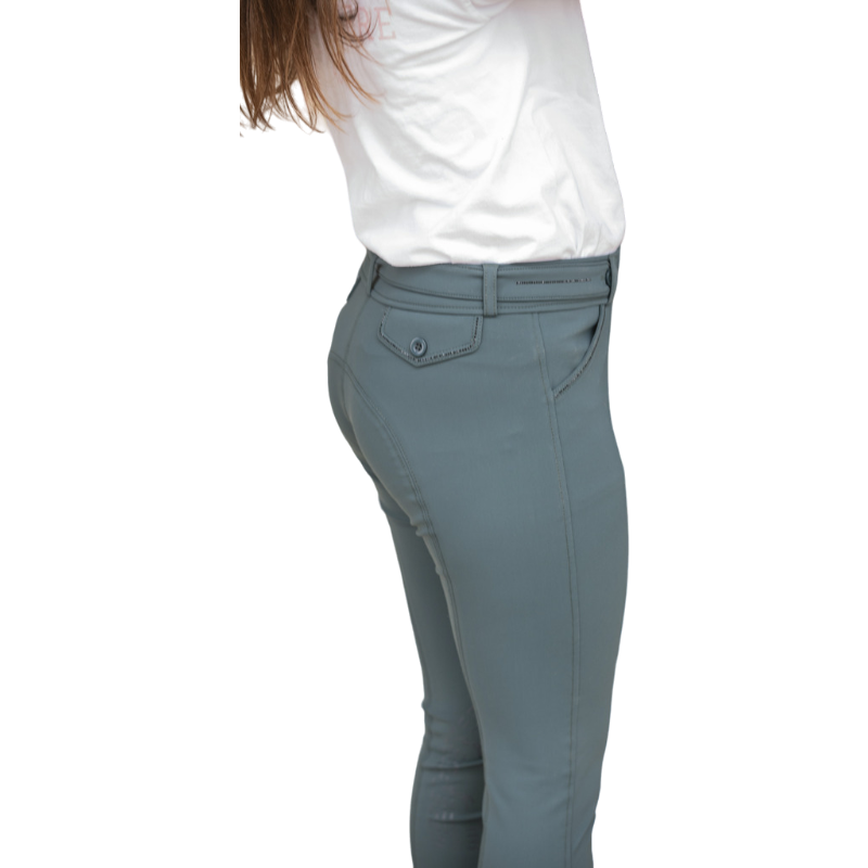 Eden by Pénélope - Pantalon d'équitation fille Élégance vert forêt | - Ohlala
