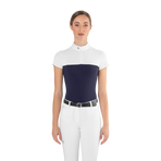 Ego7 - Polo de concours manches courtes femme Mesh marine | - Ohlala