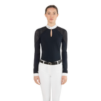 Ego7 - Damen-Turnierpoloshirt langarm Teresa marine | - Ohlala