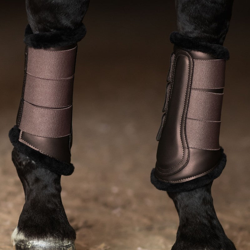 Equestrian Stockholm - Geschlossene Gamaschen Mocha Braun | - Ohlala
