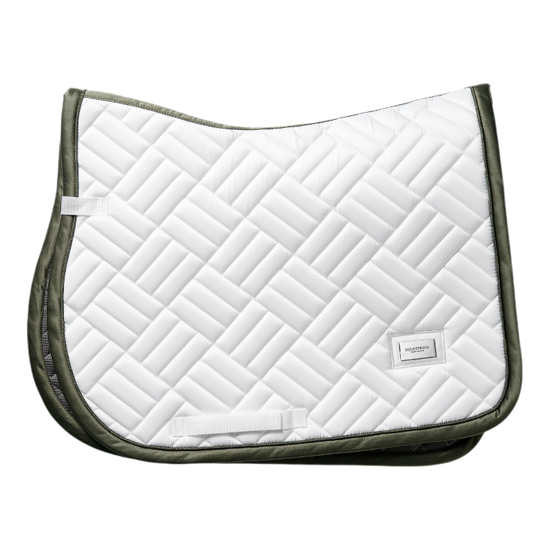 Equestrian Stockholm - Tapis de selle Striking Valley Modern blanc | - Ohlala