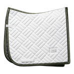 Equestrian Stockholm - Striking Valley Modern white dressage pad | - Ohlala