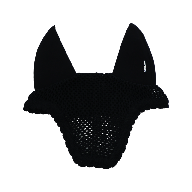 Equiline - Bonnet pour chevaux anti-bruit Gerald noir | - Ohlala