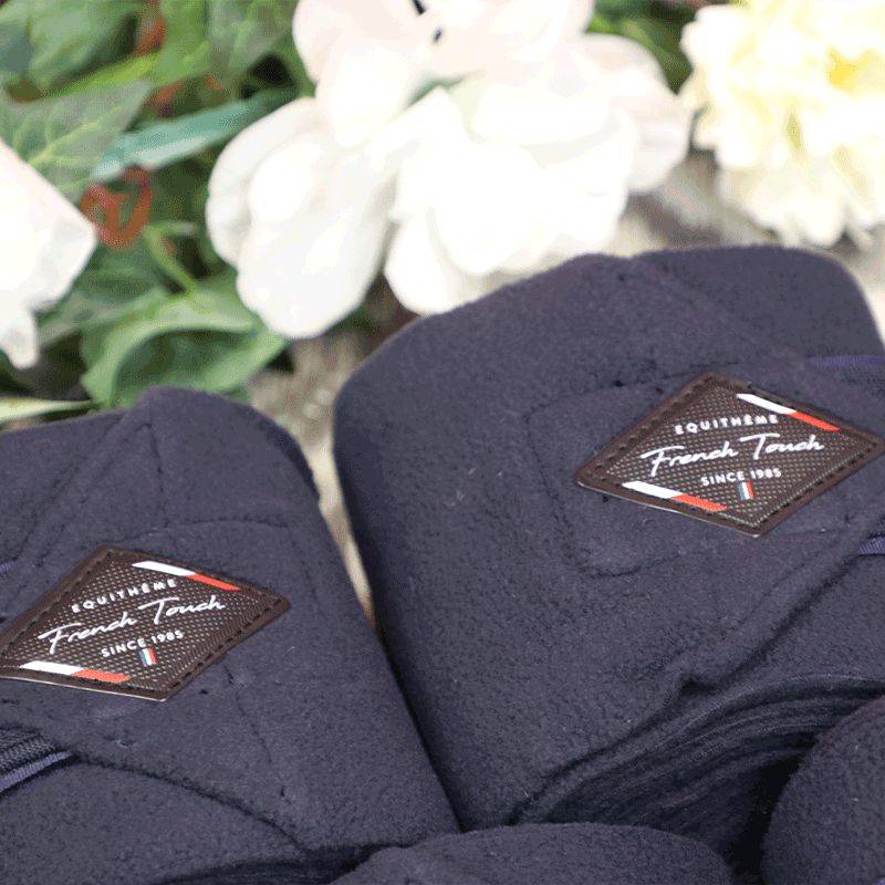 Equithème - Polobandage French Touch marine | - Ohlala