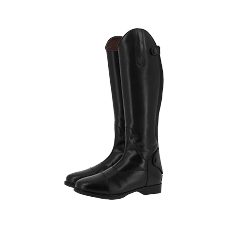 Equithème - Bottes enfant sans lacets noir | - Ohlala