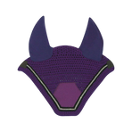 Equithème - Bonnet chasse mouche Domino violet | - Ohlala