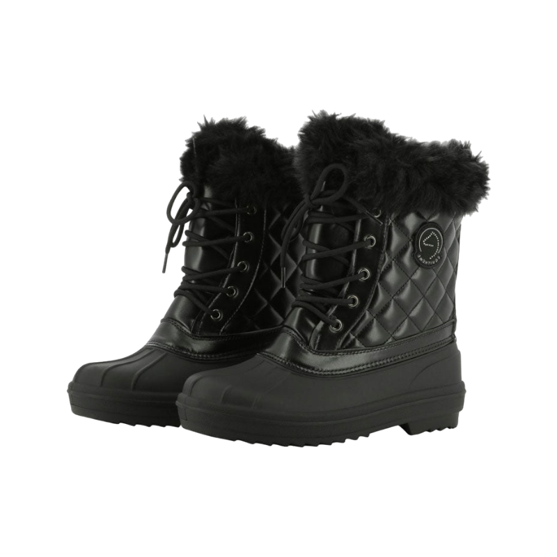 Equithème - "je t'aime" winter boots black | - Ohlala