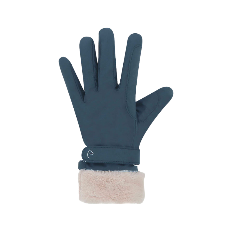 Equithème - Valois Navy Riding Gloves | - Ohlala