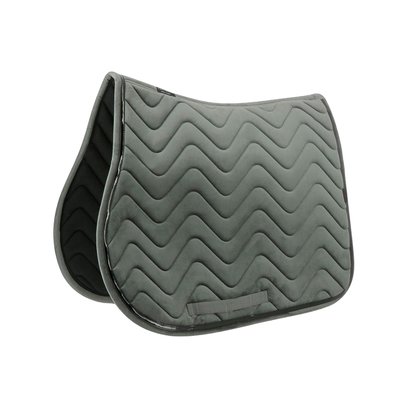 Equithème - Sattelpad Glossy grau | - Ohlala