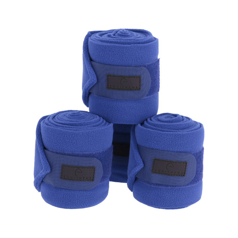 Equithème - 3M Royal Blue Polo Wraps (x4) | - Ohlala