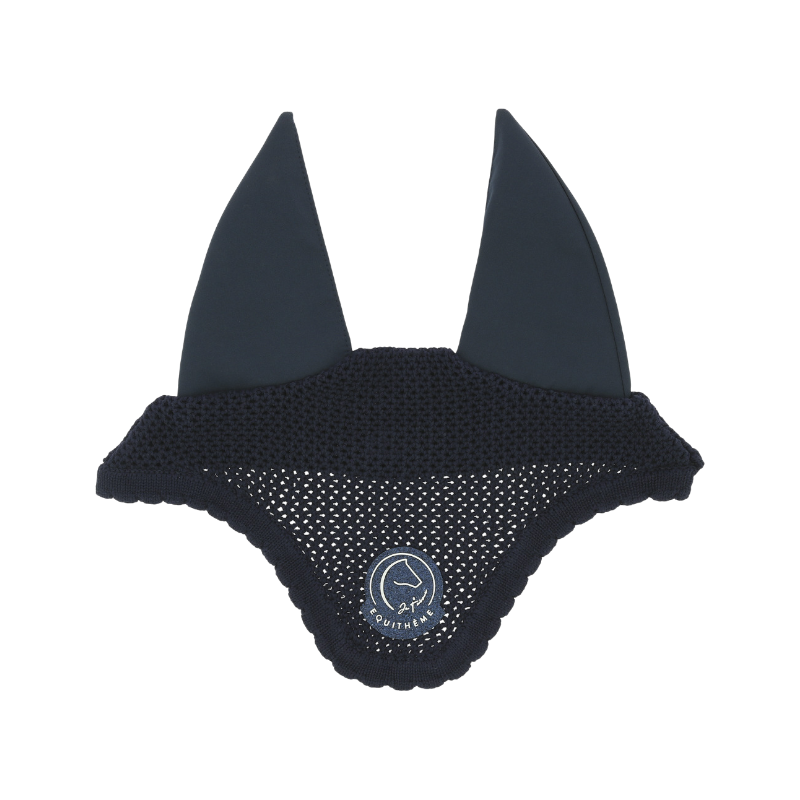 Equithème - Bonnet pour chevaux Compet Je t'aime marine | - Ohlala