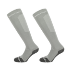 Equithème - Technic light grey riding socks (x1) | - Ohlala