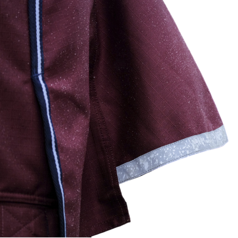 Equithème - Couverture d'extérieur Tyrex 1200D High Neck bordeaux 150g