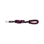 Equithème - Guinzaglio per cane con maniglia Haspen nero/rosa | - Ohlala
