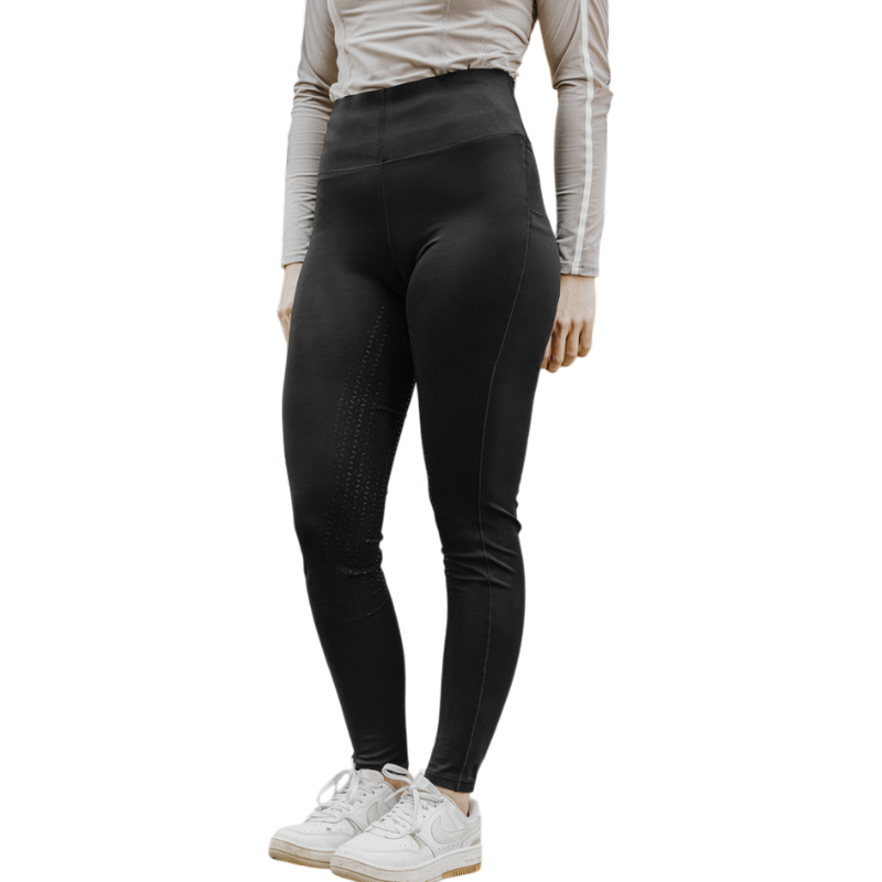 Equithème - Legging d'équitation femme Joyce noir | - Ohlala