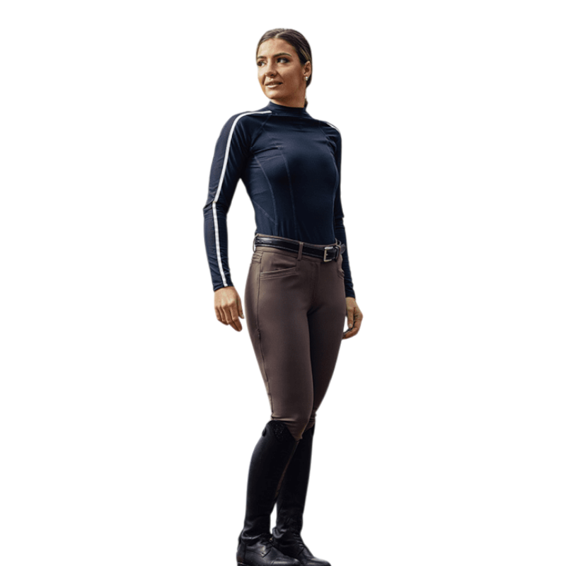 Equithème - Pantalon d'équitation femme Jessie taupe | - Ohlala