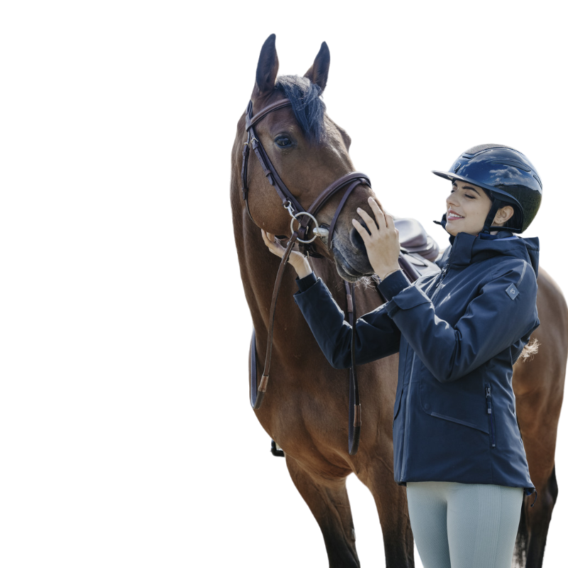 Equithème - Maguy Women's Parka Navy | - Ohlala