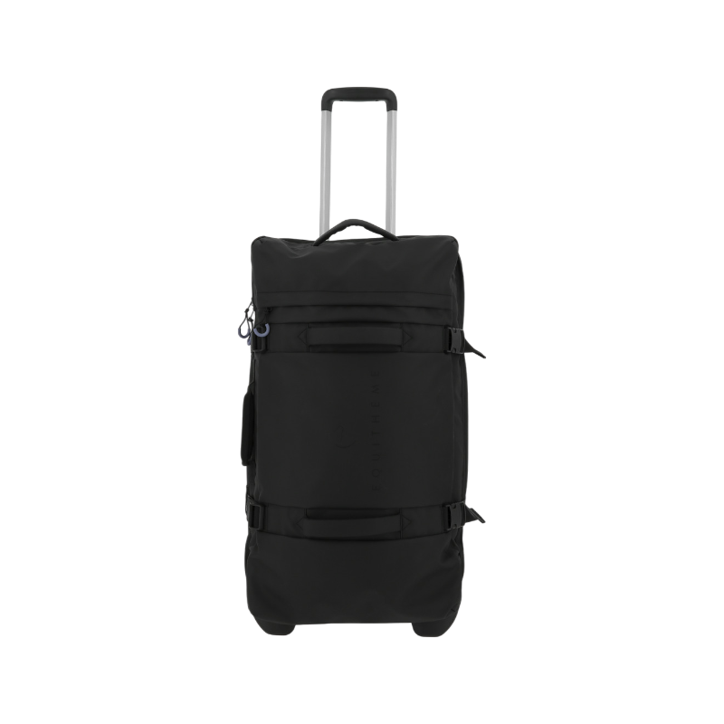 Equithème - Urban rolling travel bag with handles black | - Ohlala
