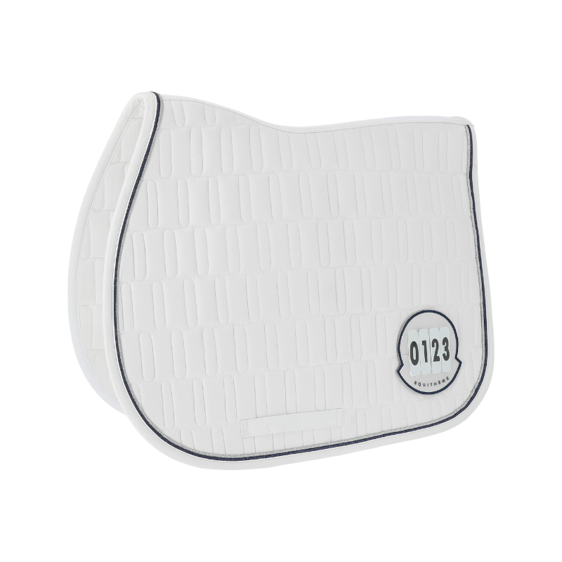 Equithème - Compet Je t'aime White Saddle Pad | - Ohlala