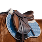 Equithème - Dinard sky blue saddle pad | - Ohlala