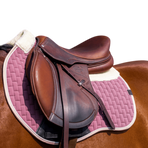 Equithème - Dinard pink saddle pad | - Ohlala