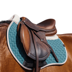 Equithème - Dinard Green Saddle Pad | - Ohlala