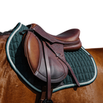 Equithème - Tapis de selle Eclat vert | - Ohlala
