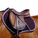 Equithème - Tapis de selle Eclat violet | - Ohlala